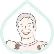 作業療法士のプロフィール用イラスト